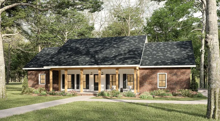 Full Rendering for House Plan #435902