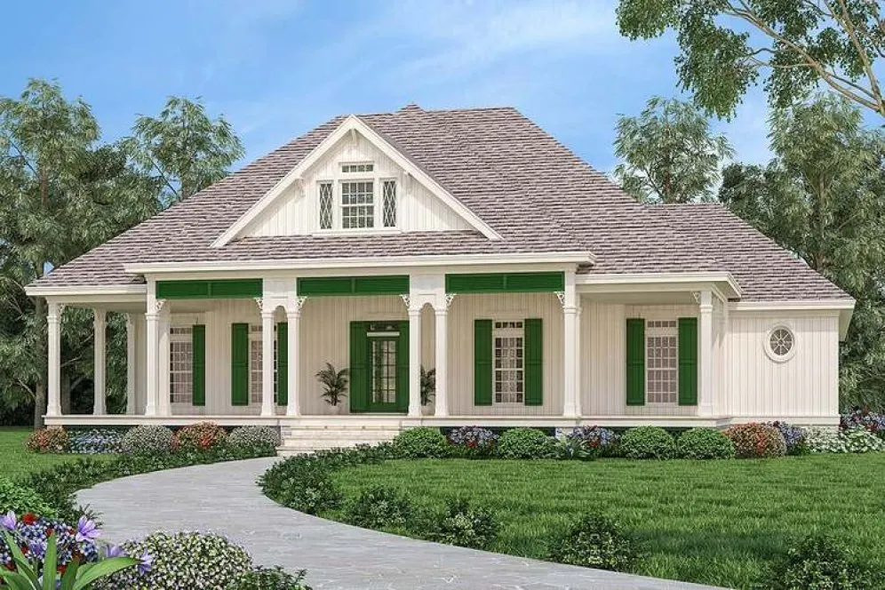 Full Rendering for House Plan #482981