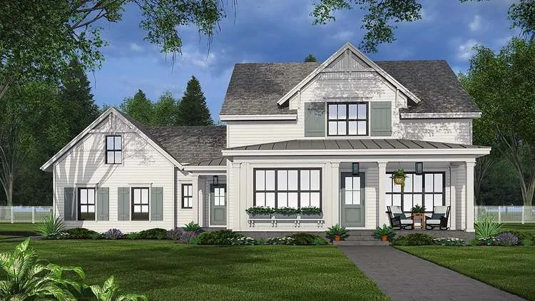 Full Rendering for House Plan #283372