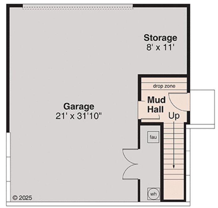 Basement Plan for House Plan #347491