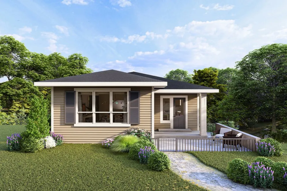 Full Rendering for House Plan #347491