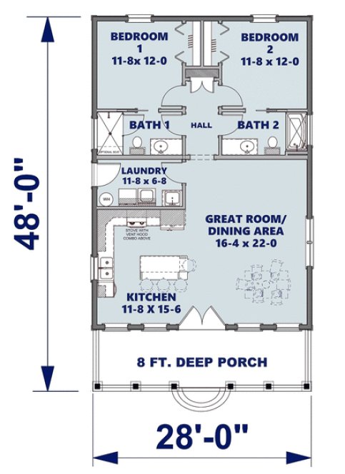 Main Floor Plan for House Plan #430211