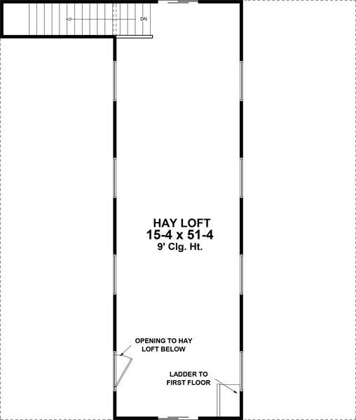 Second Floor Plan for House Plan #214903