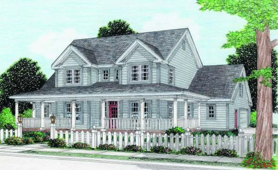 Full Rendering for House Plan #244514