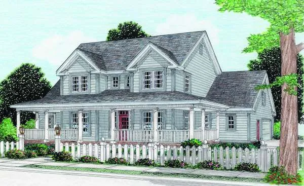 Full Rendering for House Plan #244514