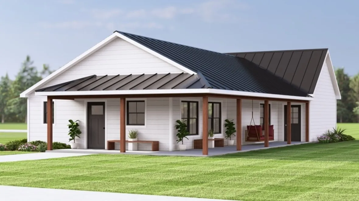 Full Rendering for House Plan #759990