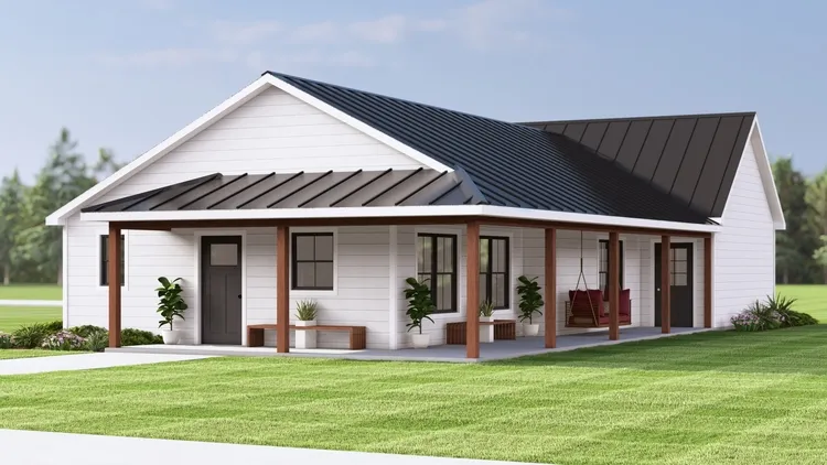 Full Rendering for House Plan #759990