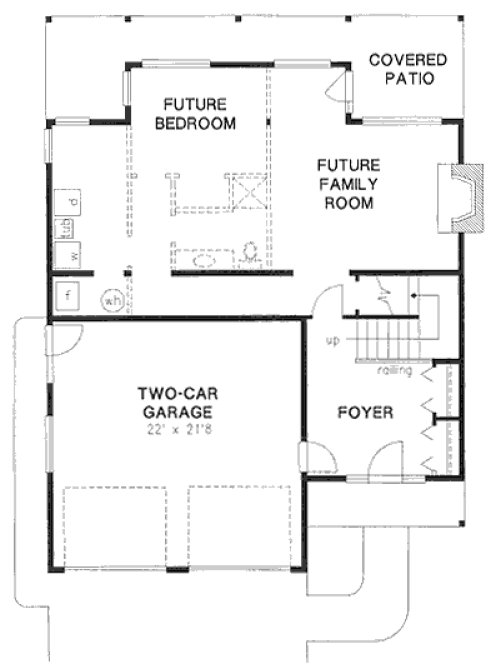 Basement Plan for House Plan #136309