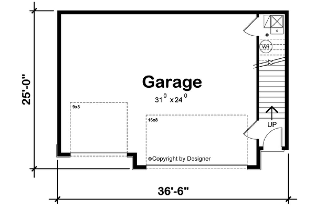 Main Floor Plan for House Plan #150851