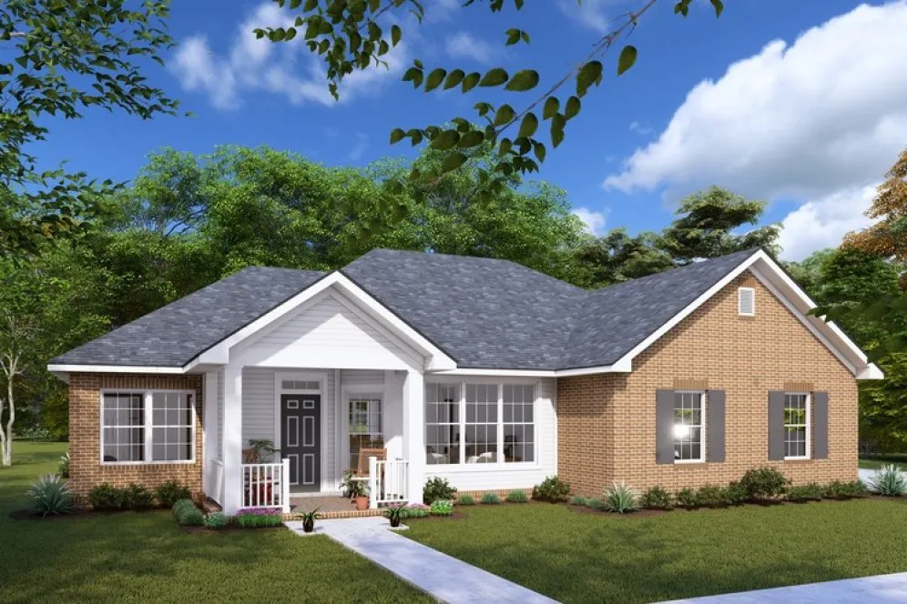 Full Rendering for House Plan #242741