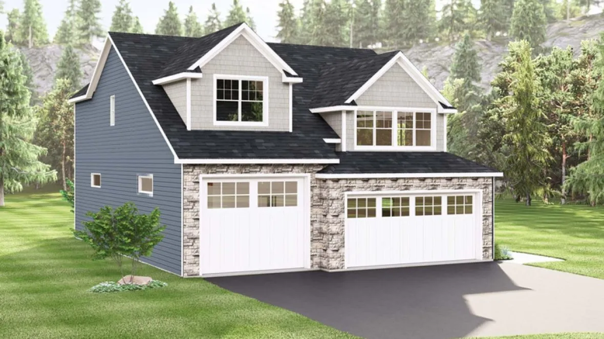 Full Rendering for House Plan #754442