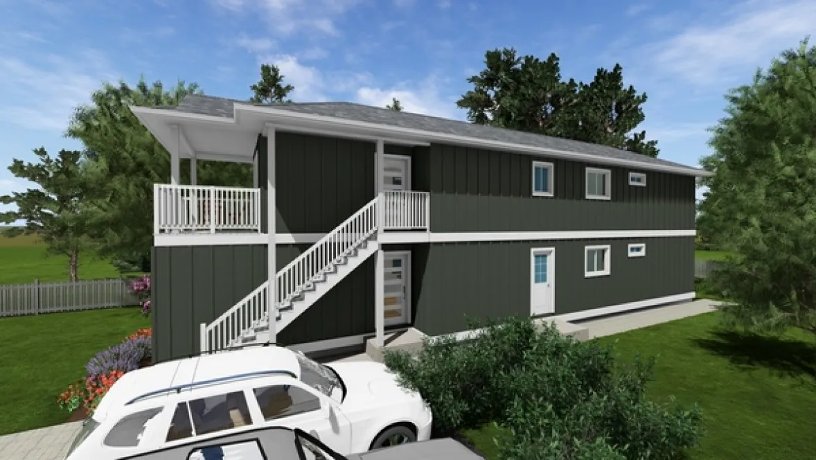 ExteriorPhoto for House Plan #203066