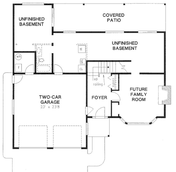 Basement Plan for House Plan #137309