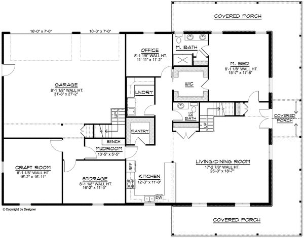 Main Floor Plan for House Plan #755933
