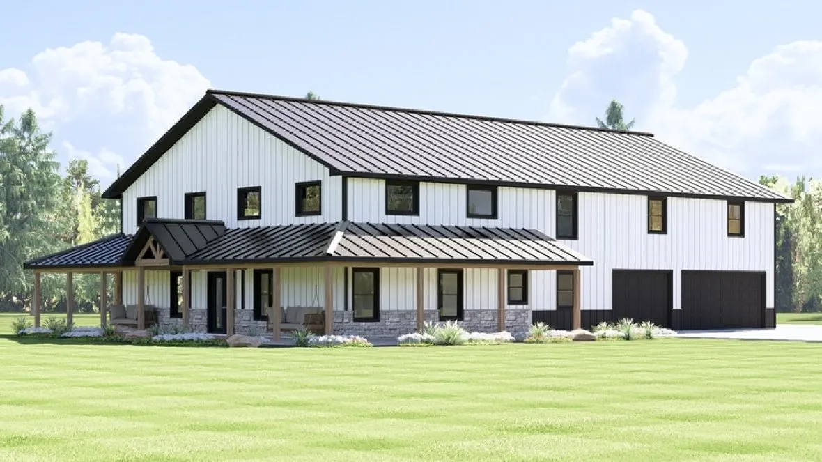 Full Rendering for House Plan #755933