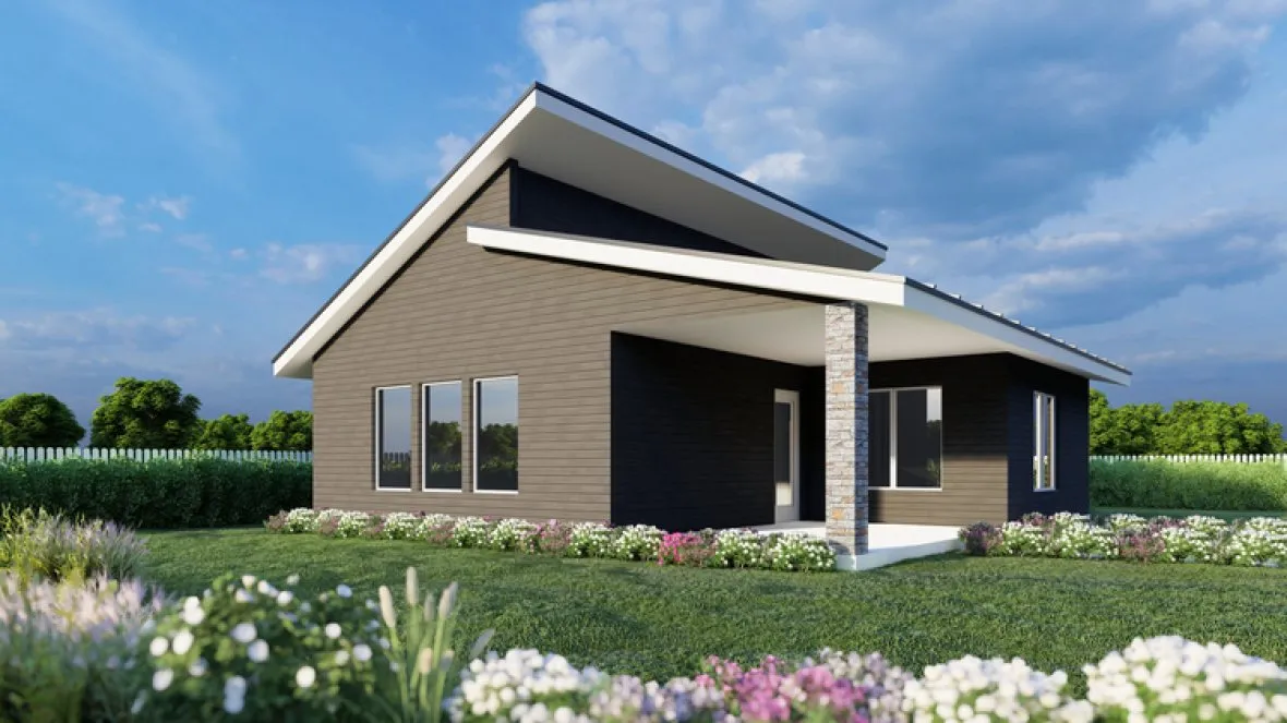 Full Rendering for House Plan #801080