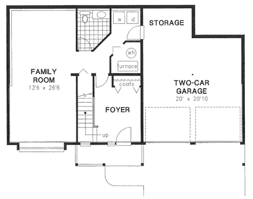 Basement Plan for House Plan #131509