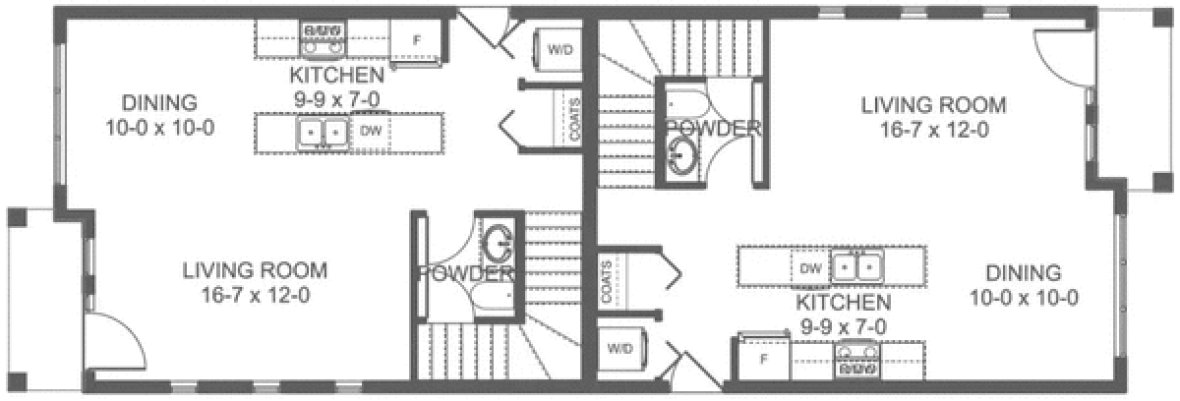 Main Floor Plan for House Plan #194122