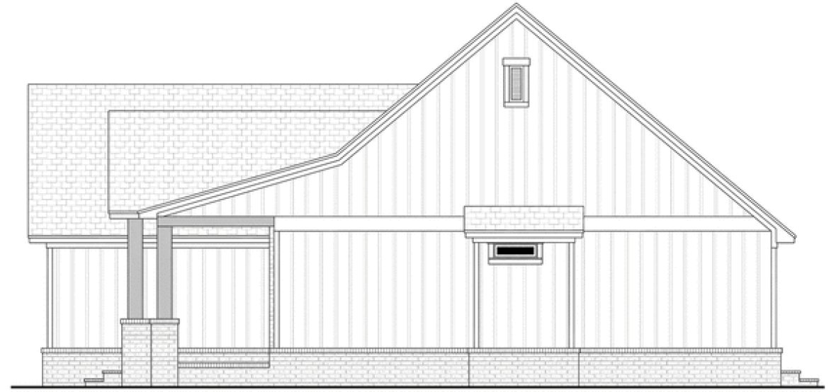Right Elevation for House Plan #309961