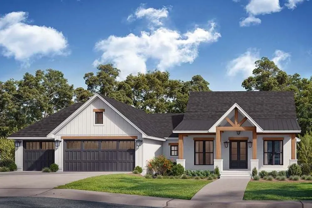 Full Rendering for House Plan #309961