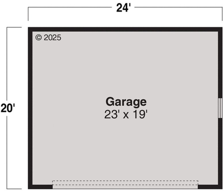 Main Floor Plan for House Plan #340840
