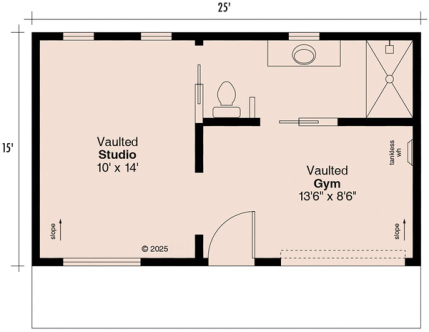 Main Floor Plan for House Plan #345730