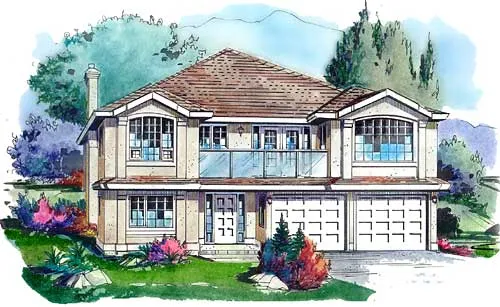 Full Rendering for House Plan #134119