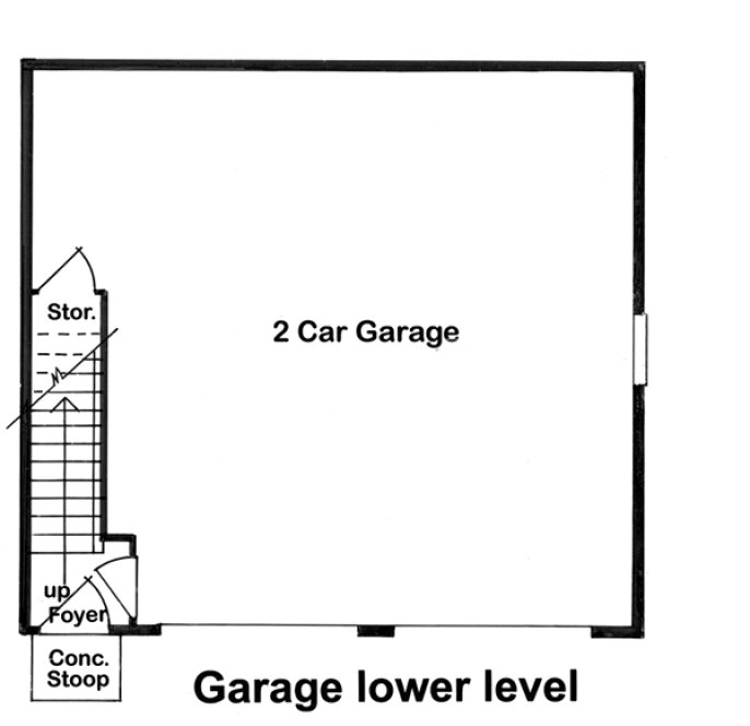 Main Floor Plan for House Plan #182941
