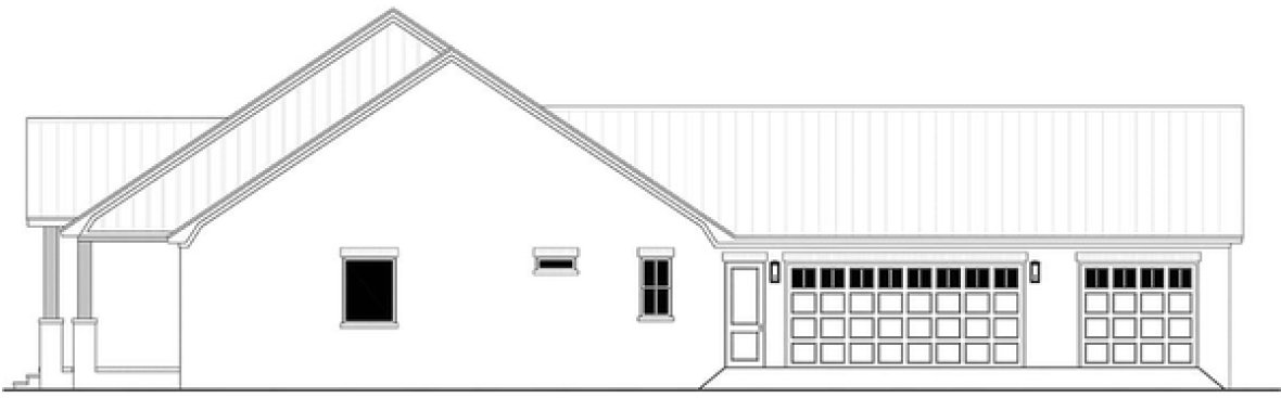 Right Elevation for House Plan #303143