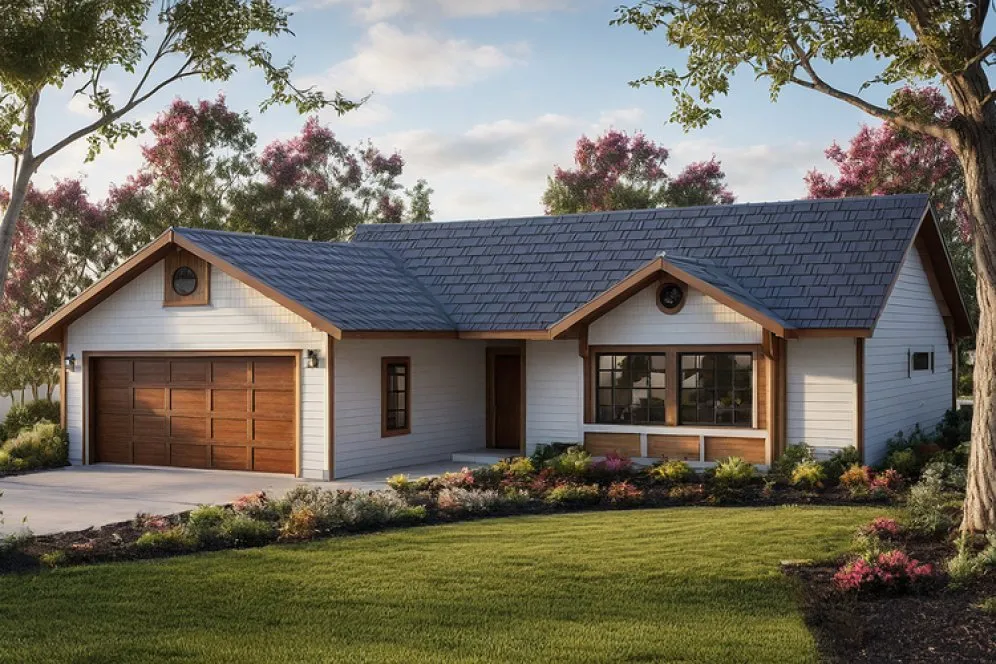 Full Rendering for House Plan #347511