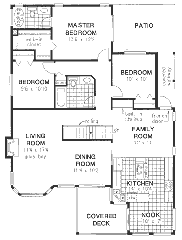 Main Floor Plan for House Plan #131219
