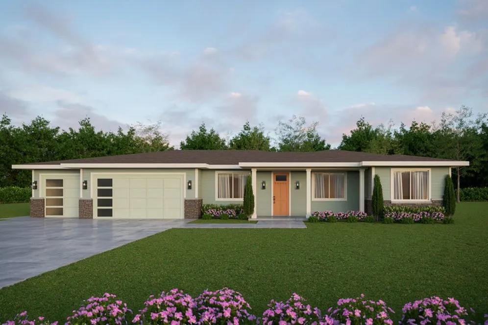 Full Rendering for House Plan #349522