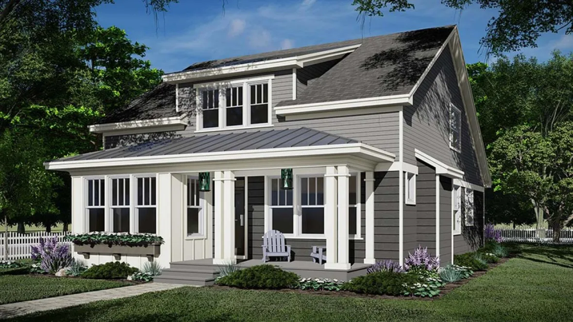 Full Rendering for House Plan #282422