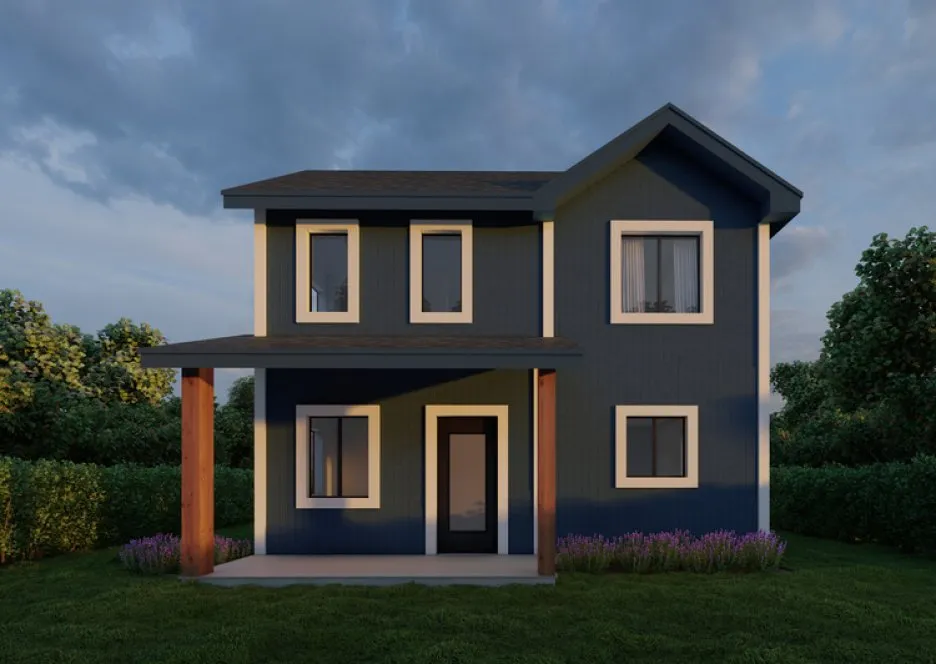 Full Rendering for House Plan #806390