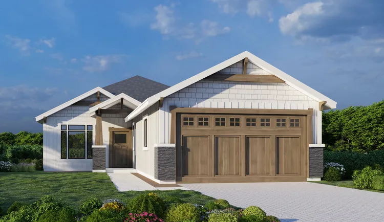 Full Rendering for House Plan #802921