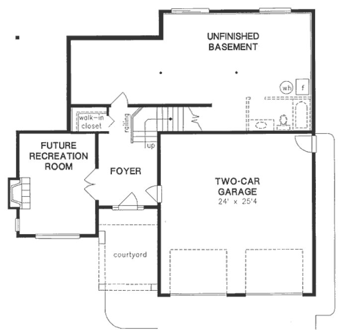 Basement Plan for House Plan #132219