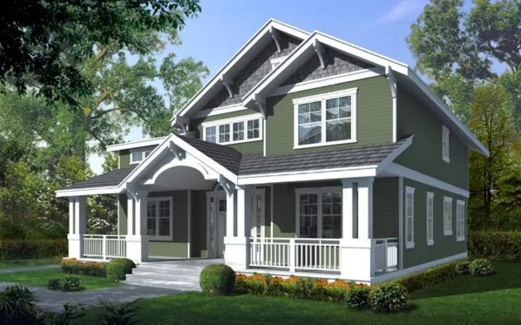 Full Rendering for House Plan #235026