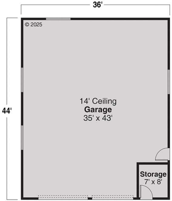Main Floor Plan for House Plan #344851