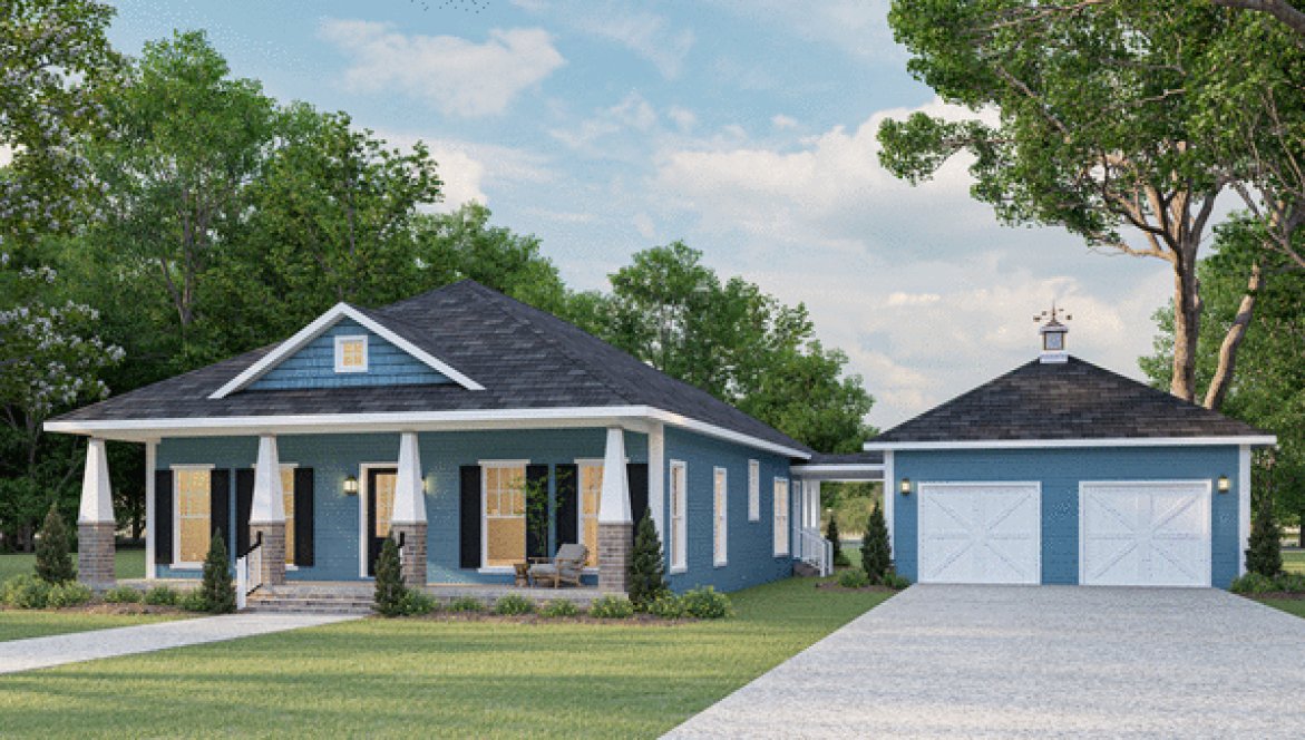 Full Rendering for House Plan #437851