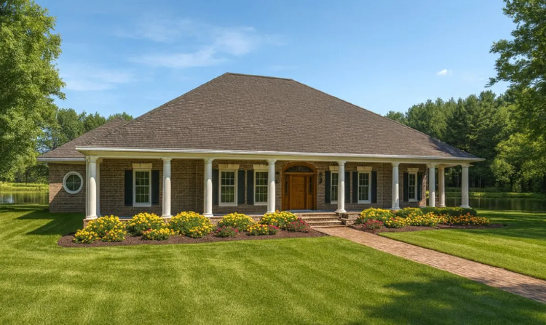 Full Rendering for House Plan #435772