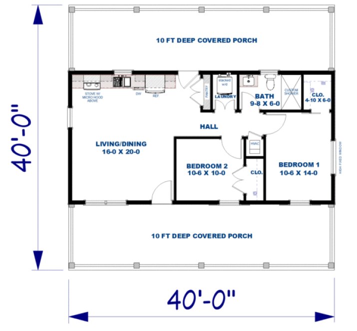 Main Floor Plan for House Plan #431080