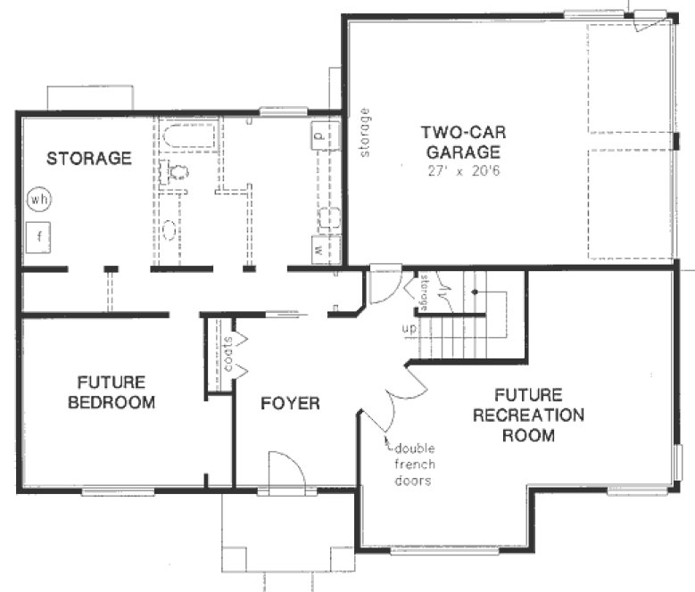 Basement Plan for House Plan #139219