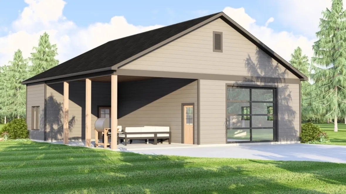 Full Rendering for House Plan #759951