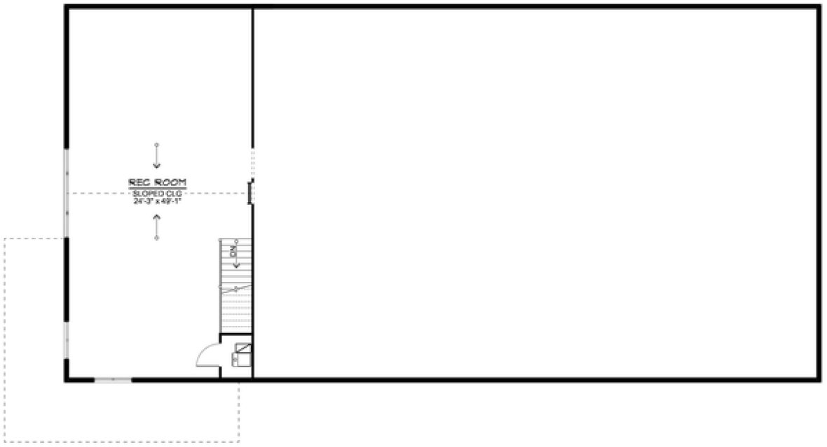 Second Floor Plan for House Plan #756442