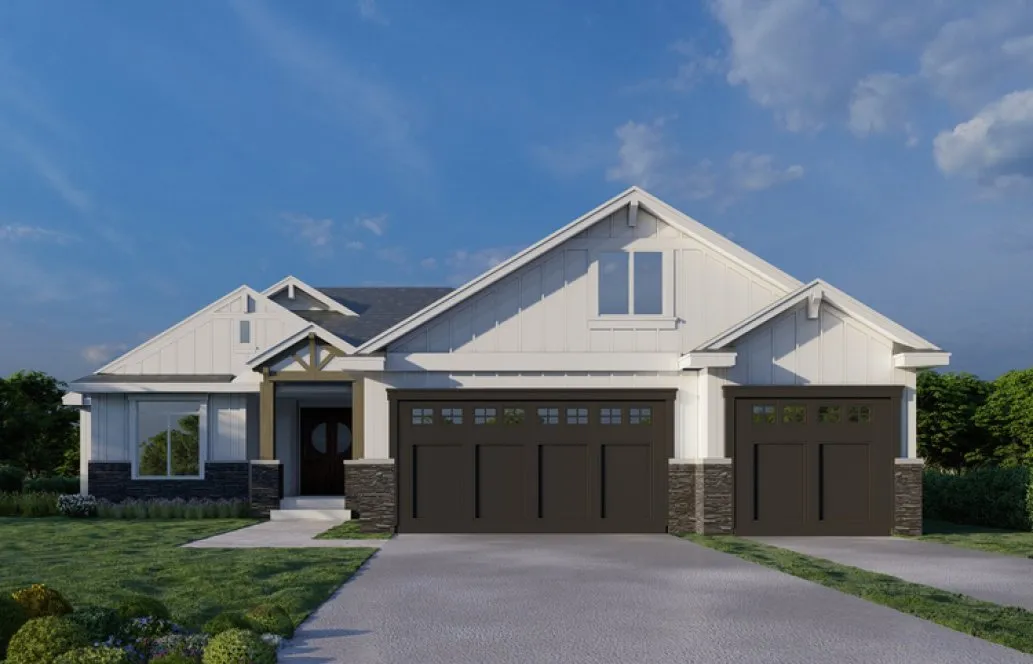 Full Rendering for House Plan #808322