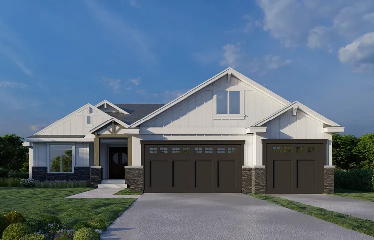 Full Rendering for House Plan #808322