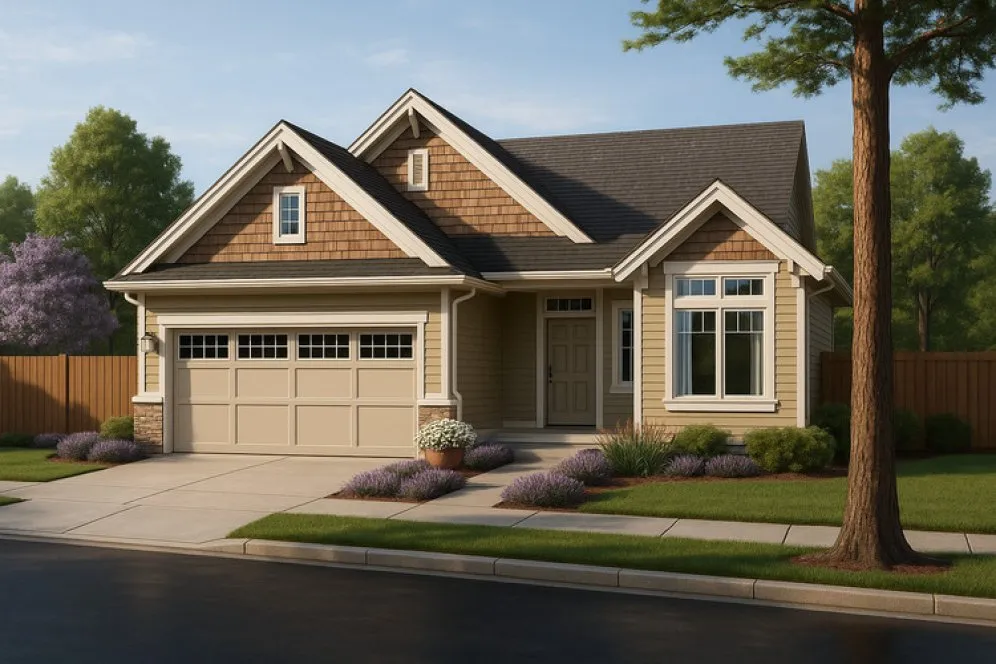 Full Rendering for House Plan #803831