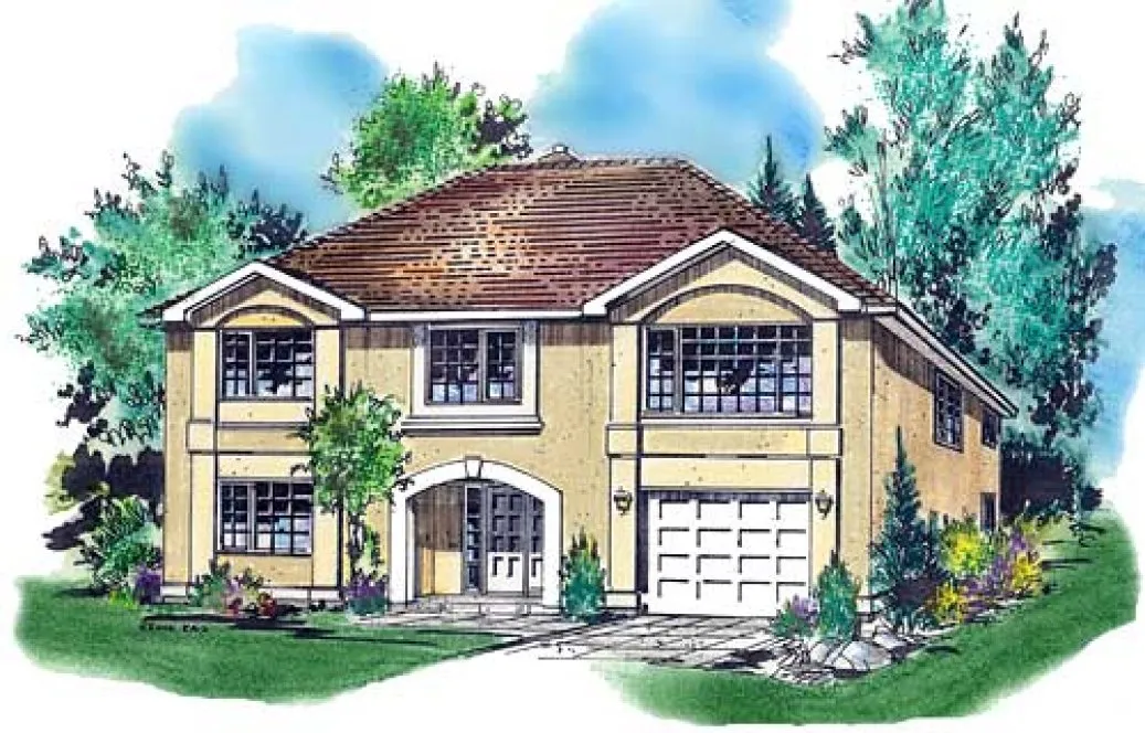 Full Rendering for House Plan #130319