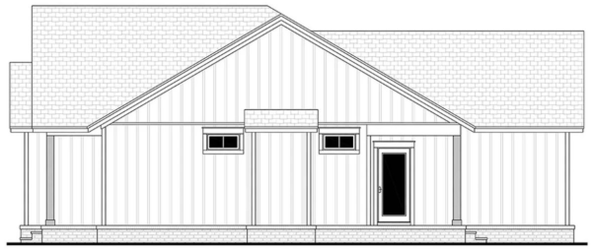 Right Elevation for House Plan #304521