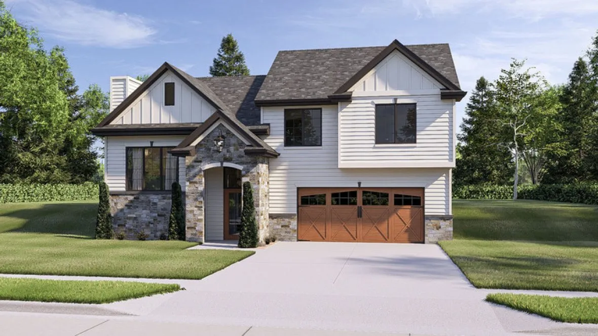 Full Rendering for House Plan #709231